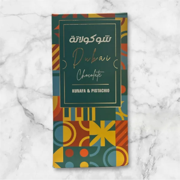 Dubai Chocolate – Kunafa & Pistachio 100% Natural